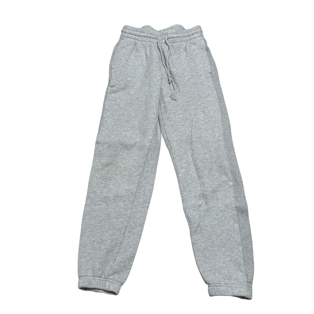 Tna Cozy Fleece Boyfriend Sweatpants Womens 2XS Gray Joggers Lounge Pants